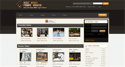 Desktop Screenshot of bestmmafightvideos.com